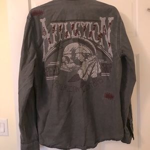 Affiction men’s long sleeve shirt